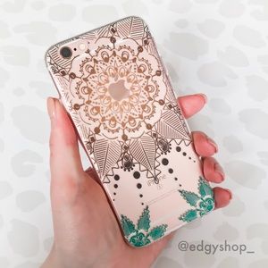 Flower Mandala Soft iPhone Case